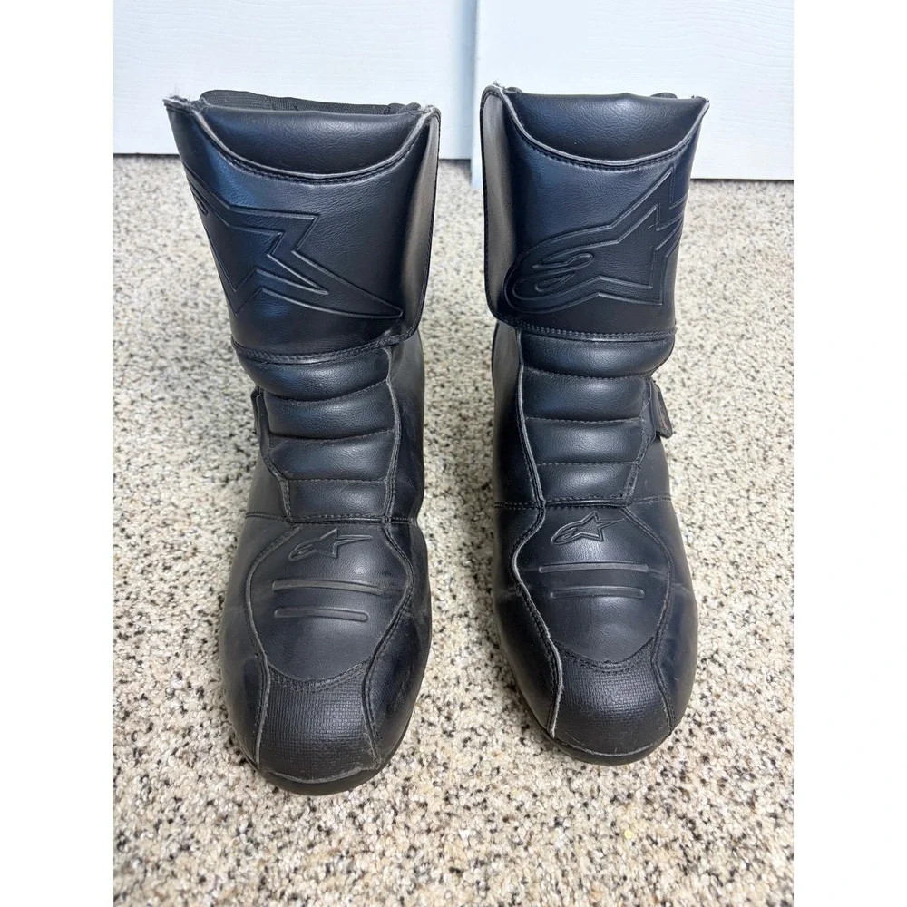 Alpinestars Motorcycle Boots Mens 10 Ridge Waterproof Touring Riding Black